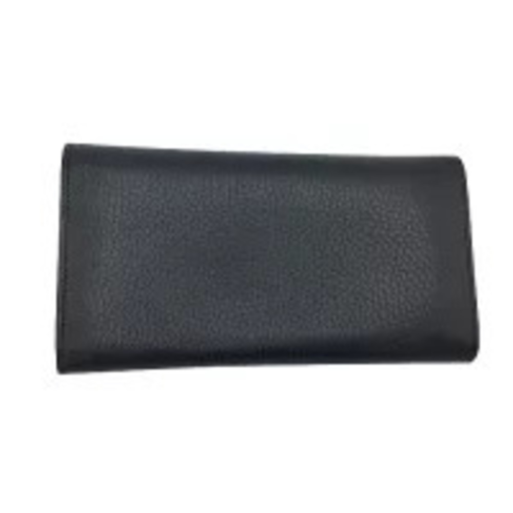 GUCCI Long Wallet Bi fold Leather Black Interlocking GG Zippered Wallet Card - Picture 2 of 10